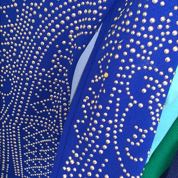 Fashion Nova blue long sleeve dress - Picture 3 of 8